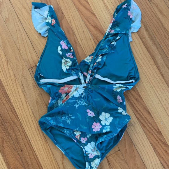 O'Neill Lucy V-Neck One Piece Swimsuit XS - Picture 3 of 8